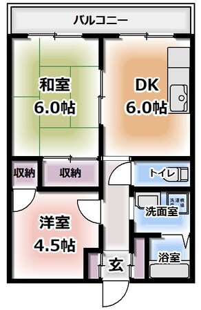 ハヤシハイツの物件間取画像